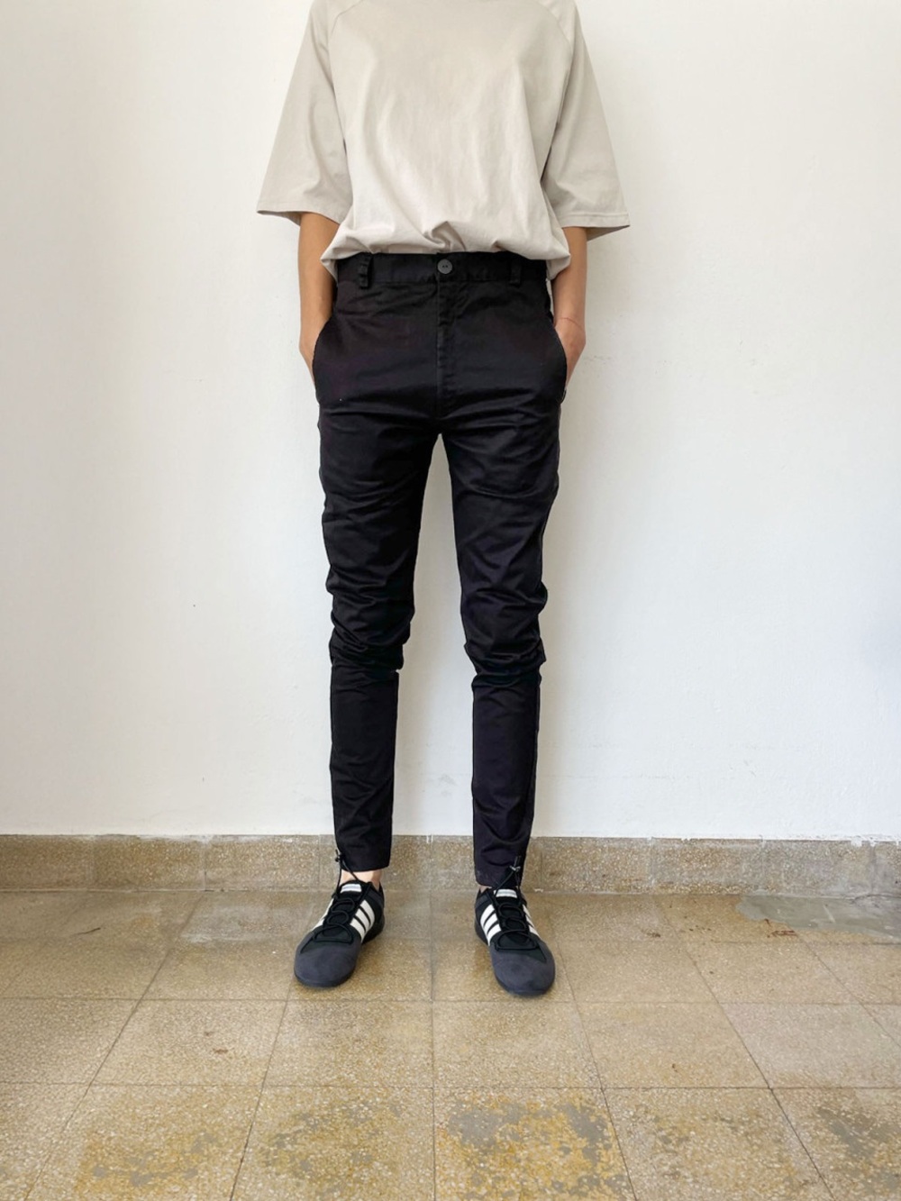 Maya Bash Base Black Plie Skinny Pants XS